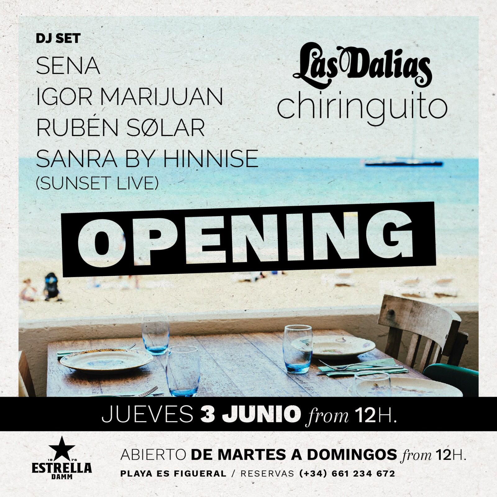 Igor Marijuan - Live from Las Dalias Beach opening
